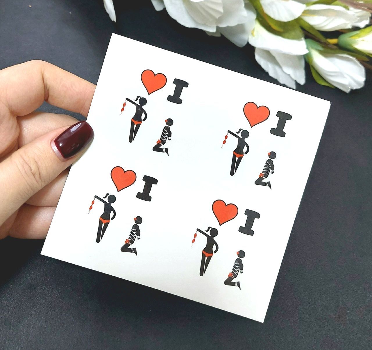 Пошлое тату картинка Госпожа БДСМ