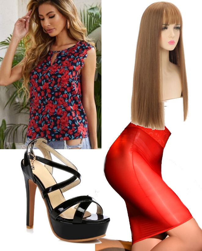 Стильный женский образ для переодевания