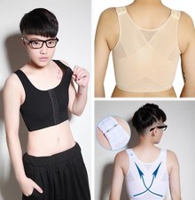 Топ-майка для утяжки груди с регулируемыми лямками 