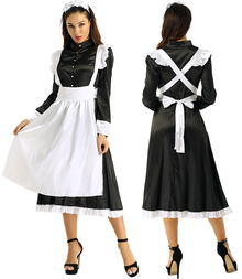 Длинное платье "Покорная горничная"