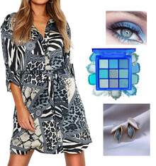 Готовый образ №96: туника, тени, клипсы