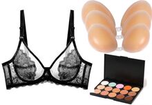 Черный набор для создания декольте