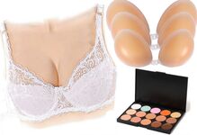 Белый набор для создания декольте