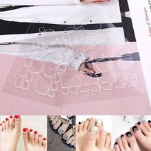 Клеевые пластины для ногтей на ногах