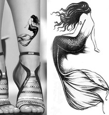 Временная тату "Русалка "