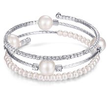 Браслет "Морская жемчужина" (серебро) 