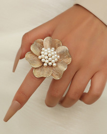 Кольцо "Золотой цветок"