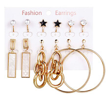 Набор клипс "Королева ночи" (6 видов) 