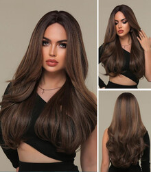 Длинный парик русый