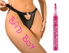 Розовый маркер для рисования на теле