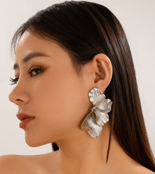 Серьги "Fleur d'argent"