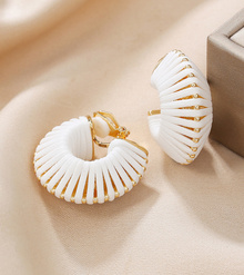 Клипсы "Рианна" (белый)