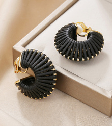 Клипсы "Рианна" (черный)