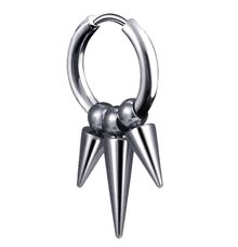 Мужская серьга с шипами