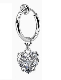 Клипса-круг (сердце)