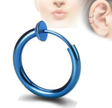 Клипса-круг (синий)